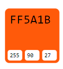 #ff5a1b Hex Color Code.png